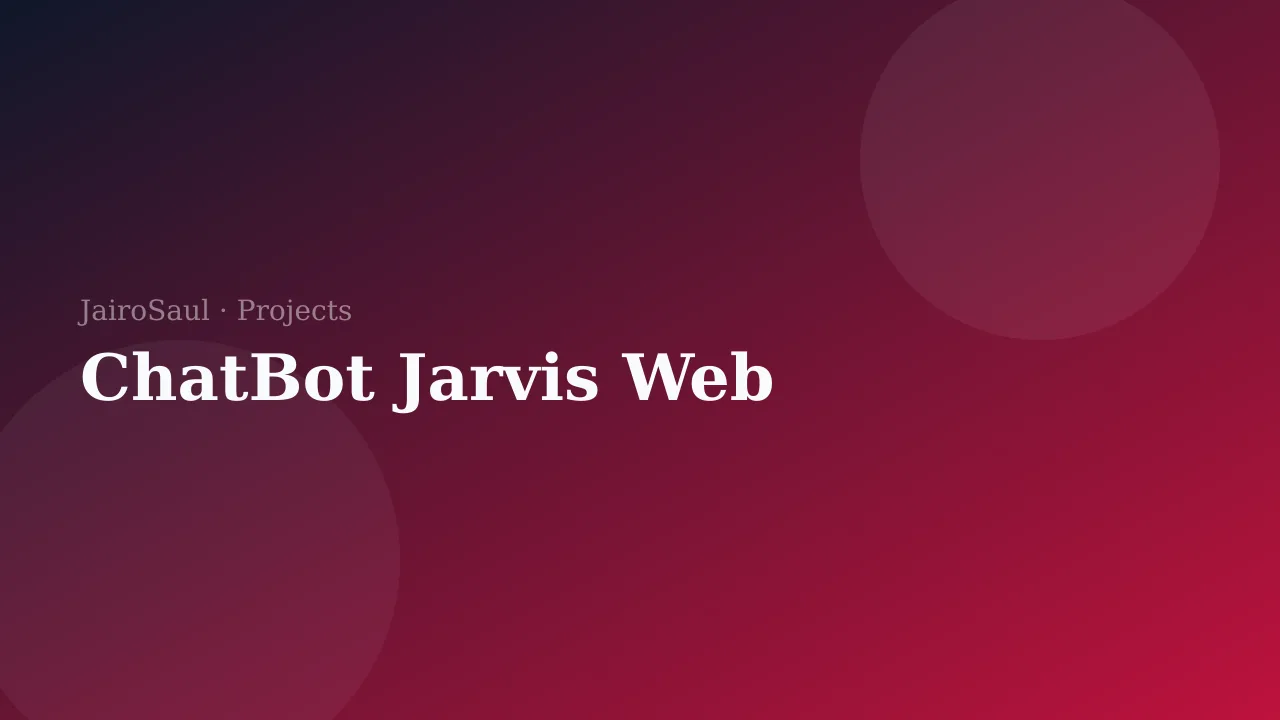 ChatBot Jarvis Web