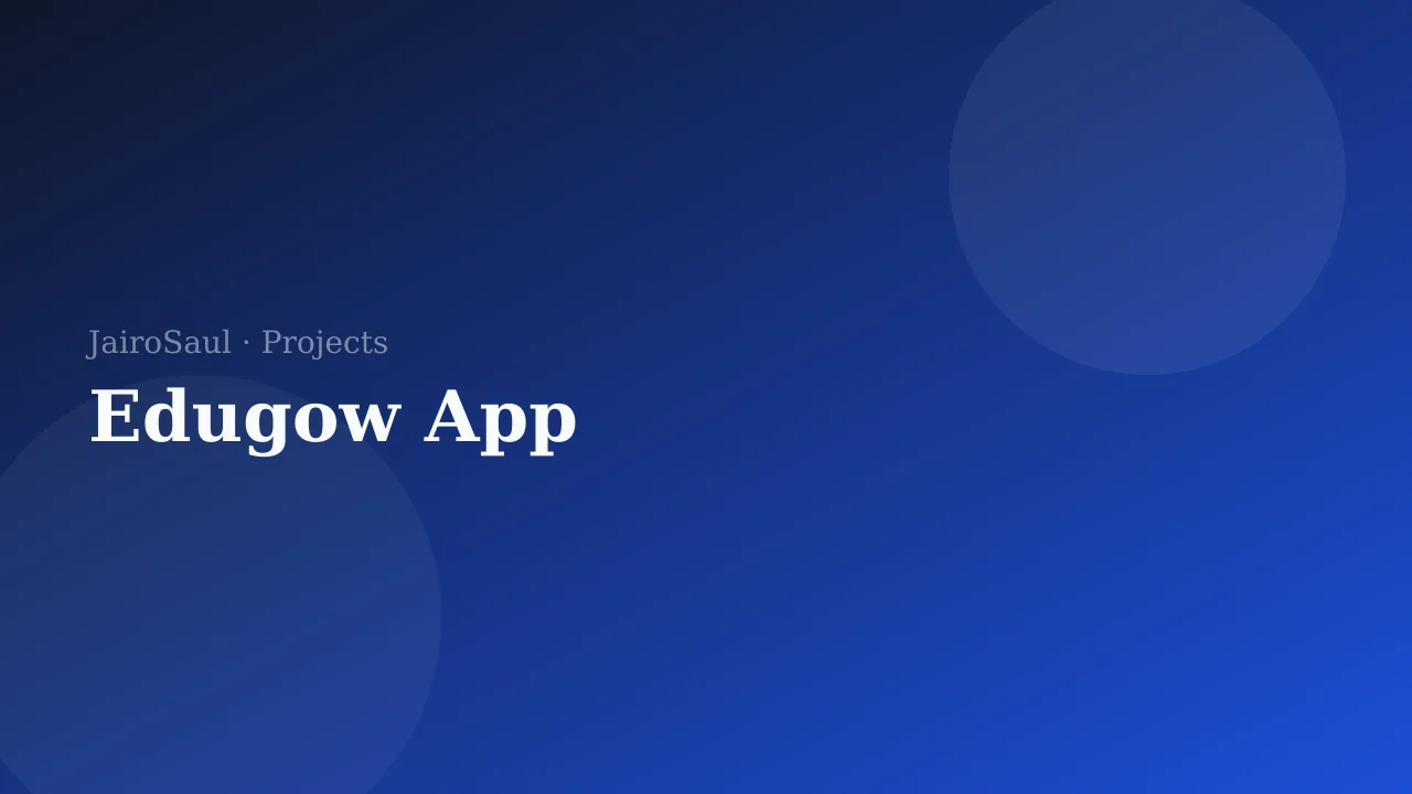 Edugow App