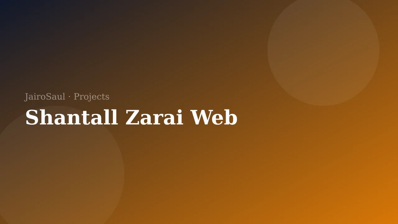 Shantall Zarai Web